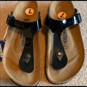 New never worn Birkenstock sandals